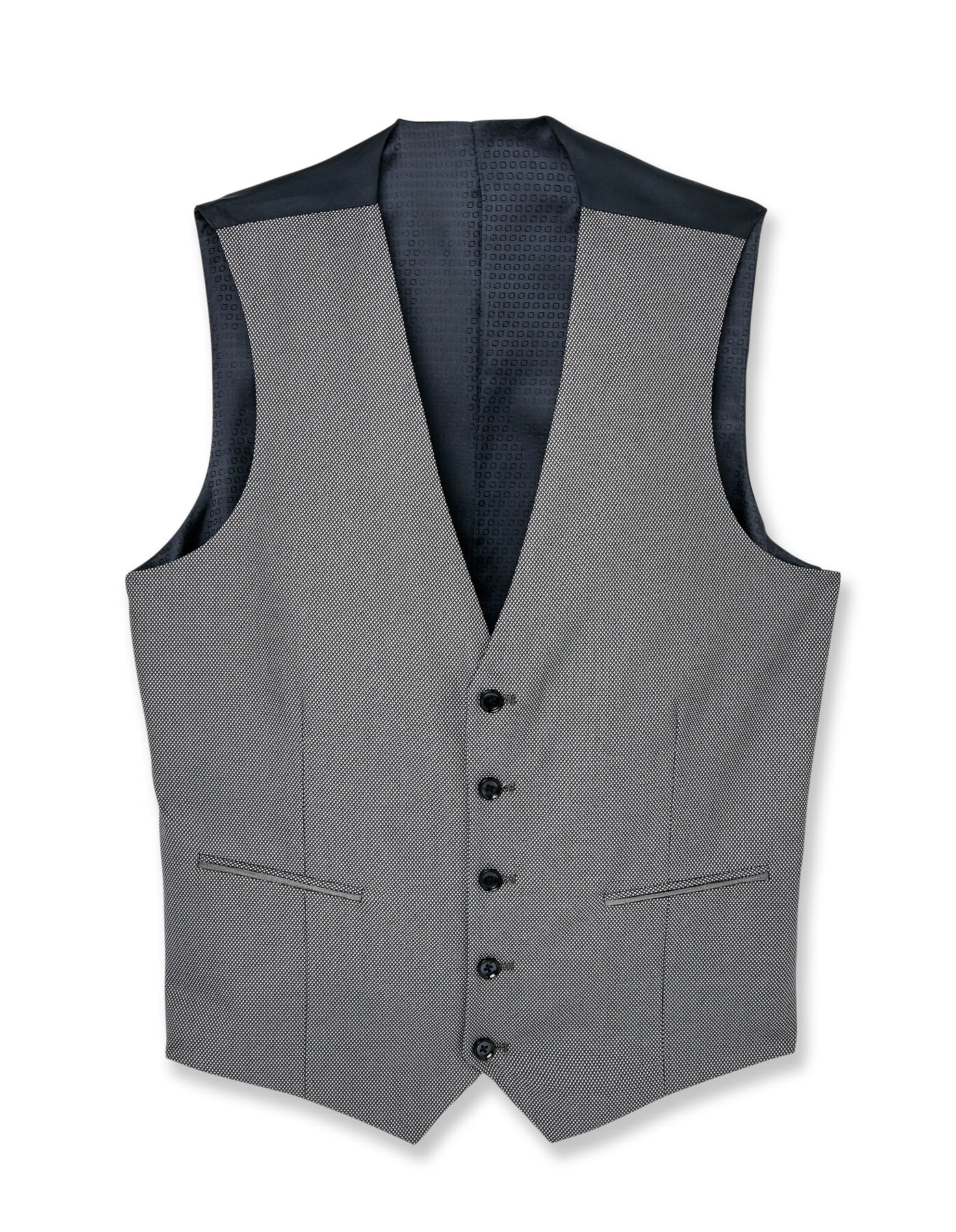 gilet de costume en matière reliefée