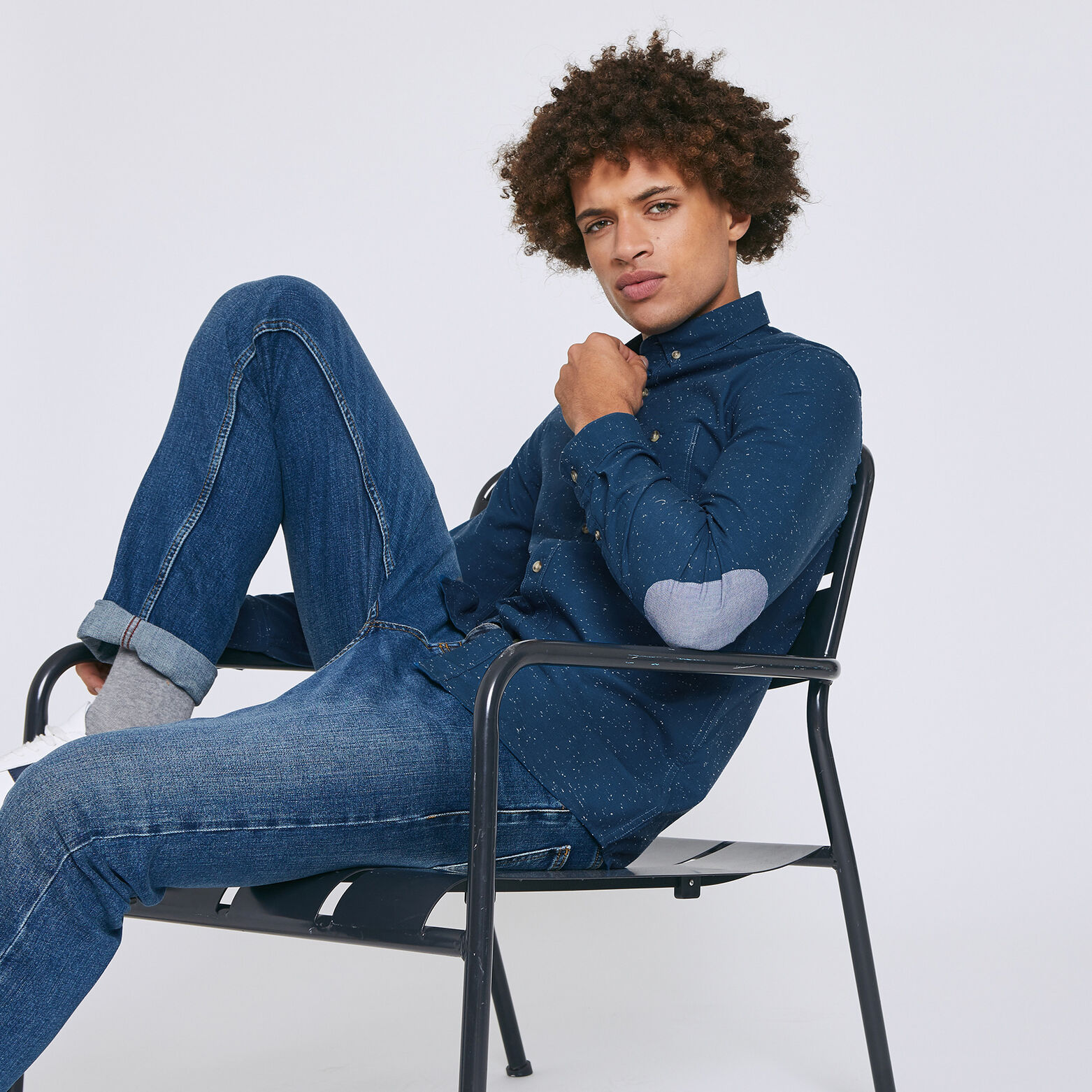 Chemise Slim à coudières