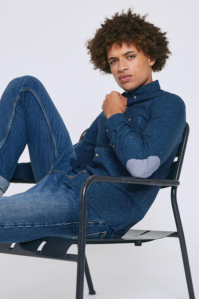 Chemise Slim à coudières