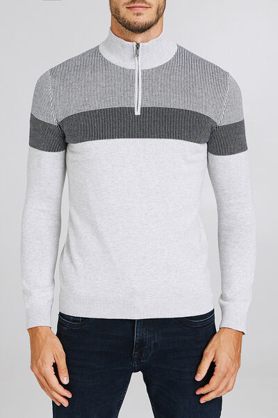 PULL COL MONTANT EFFET BITON