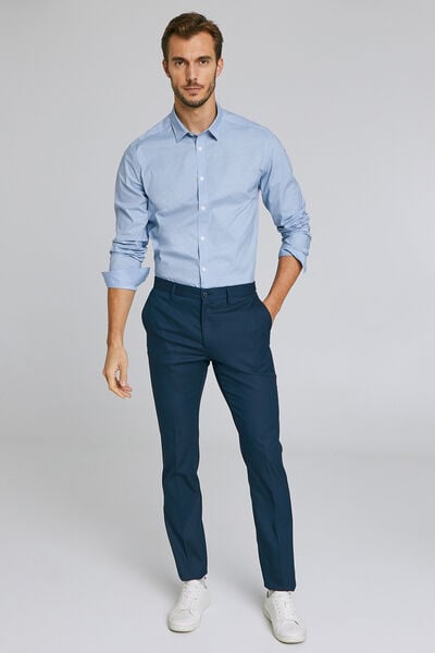 Chemise imprimée slim stretch