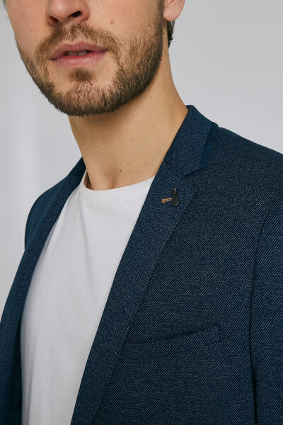 Veste slim à coudières