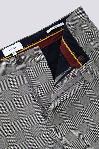 TNR Chino slim à carreaux