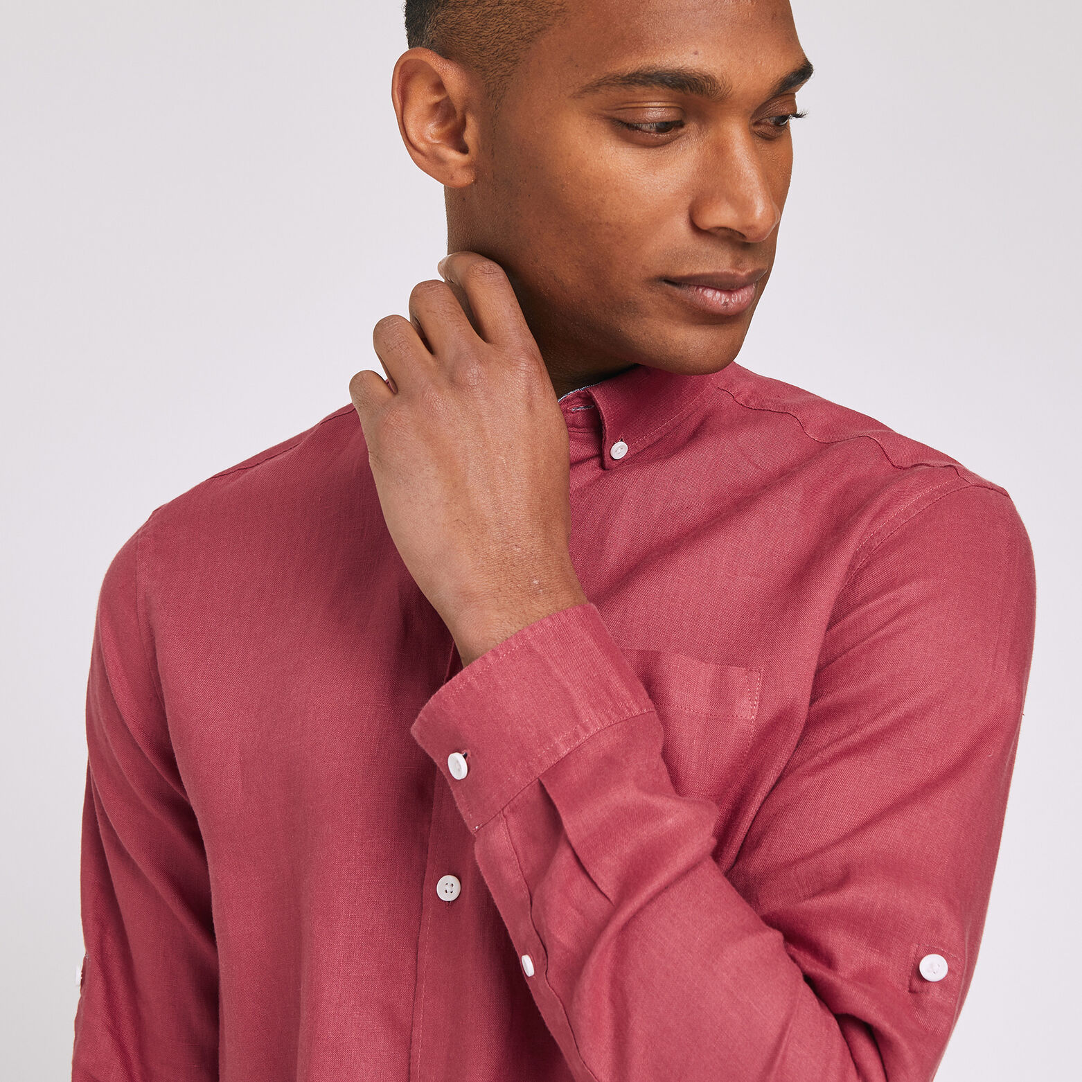 Chemise regular lin