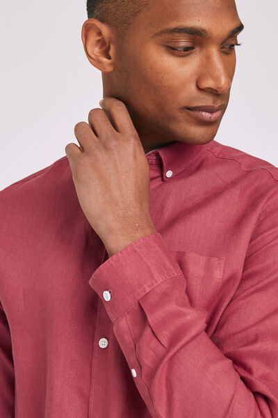 Chemise regular lin
