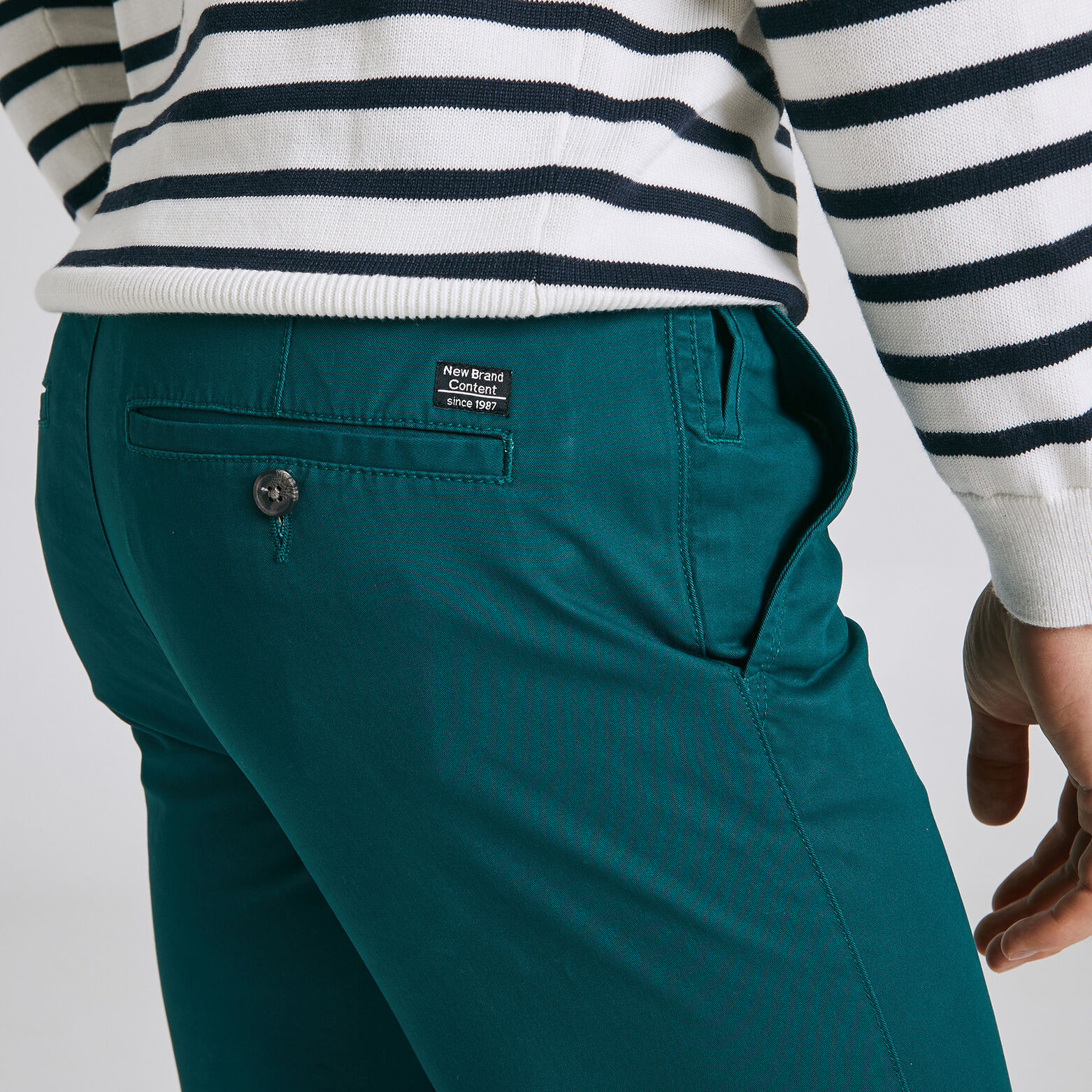 Pantalon chino slim sasha