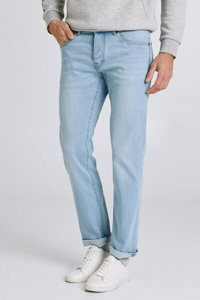 Jean Straight 4 longueurs clair