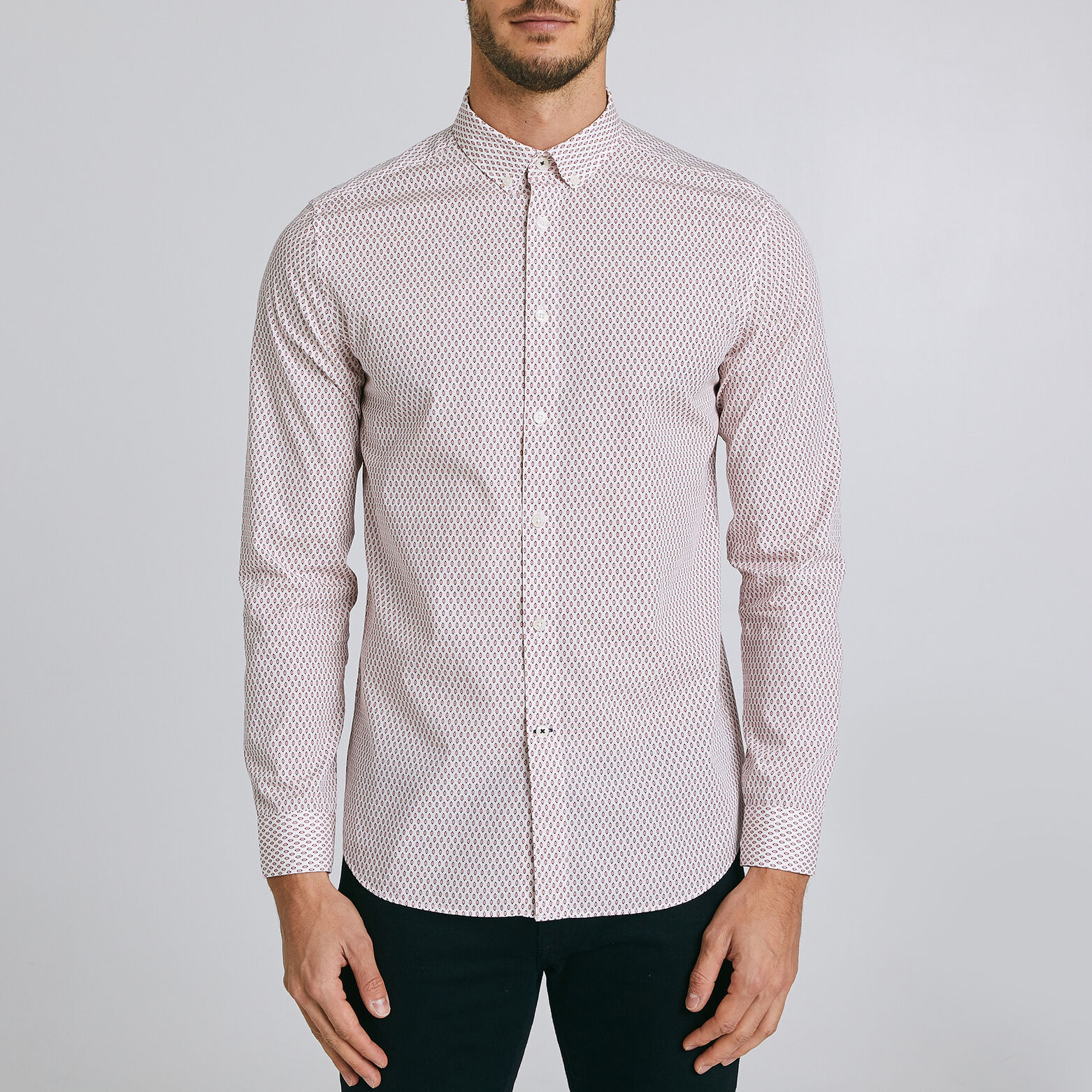 Chemise regular imprimée all-over