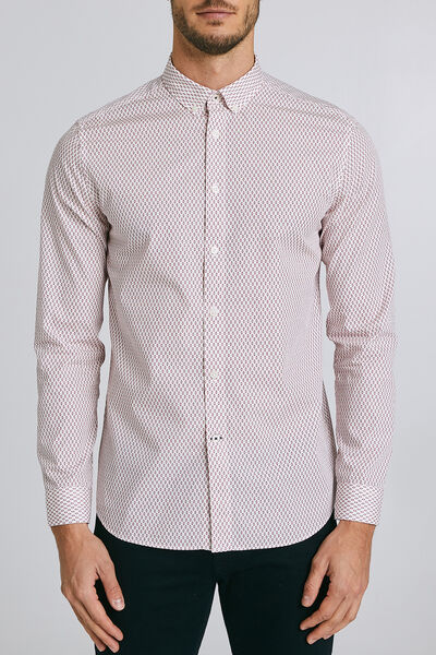 Chemise regular imprimée all-over