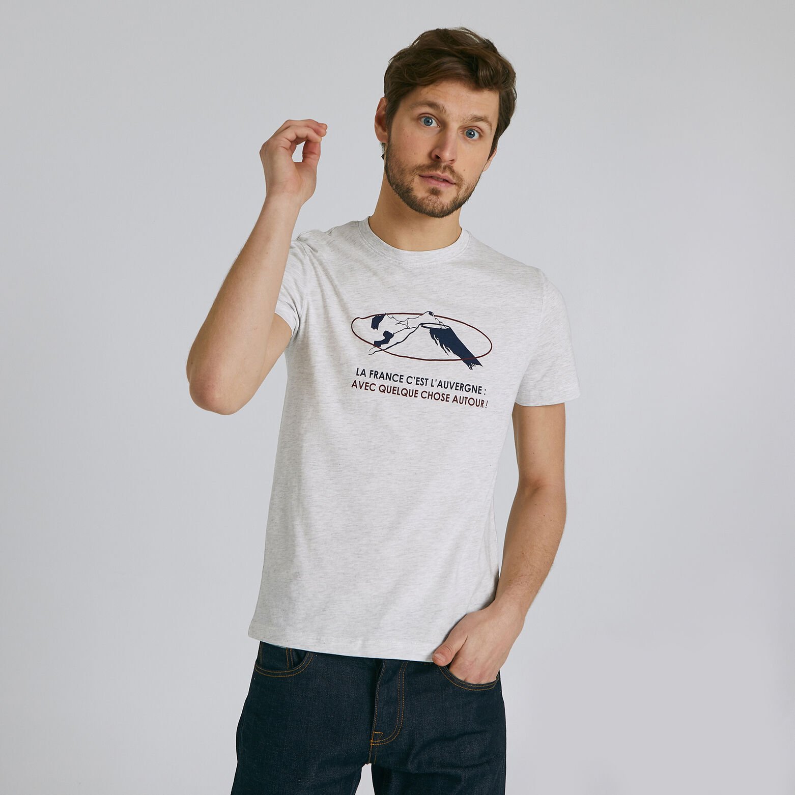 Tee shirt col rond Région AUVERGNE