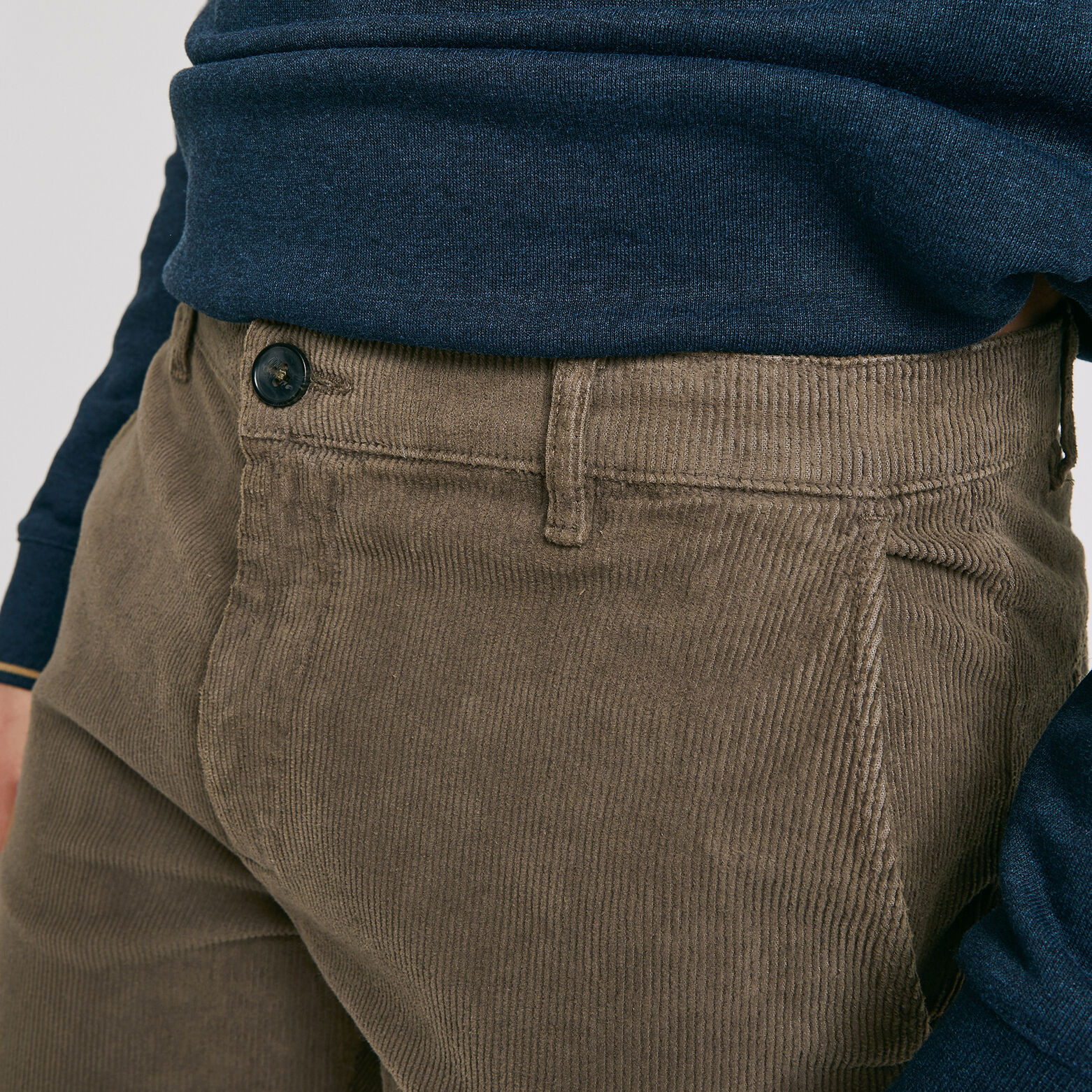 Chino coupe slim en velours