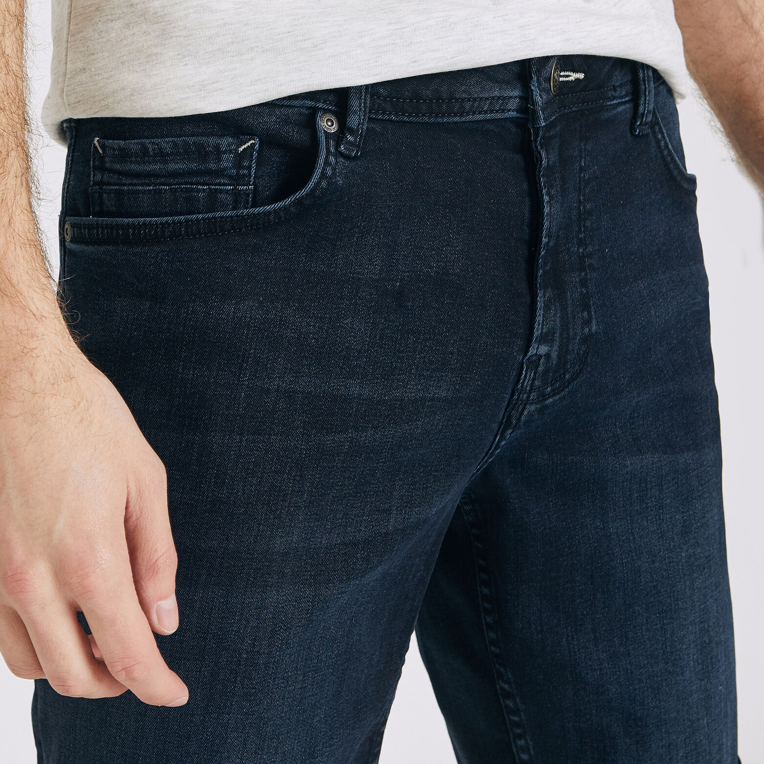Bermuda en jean stretch Blue Back