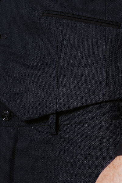 Gilet de costume coupe slim motifs jacquards