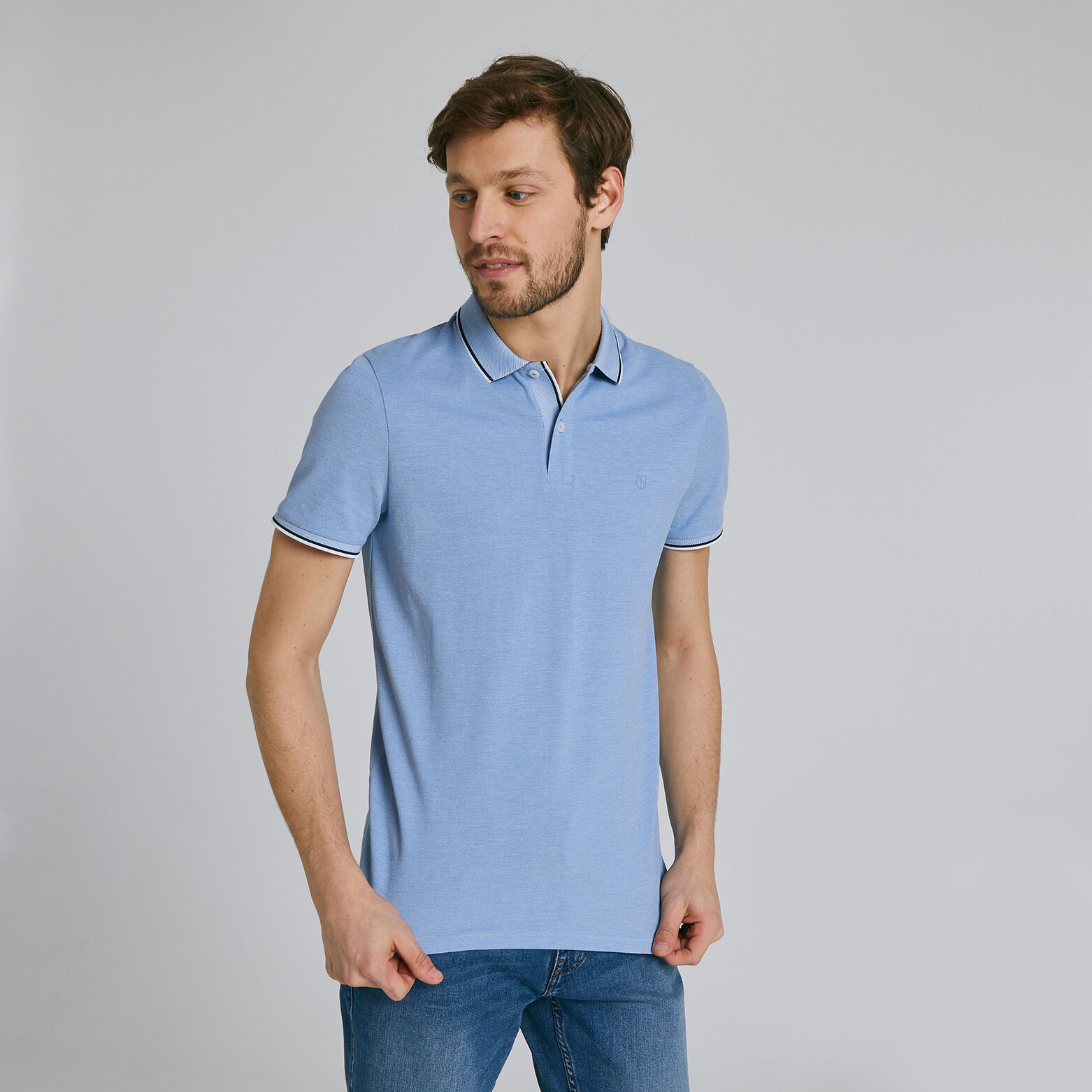 Polo manches courtes regular uni