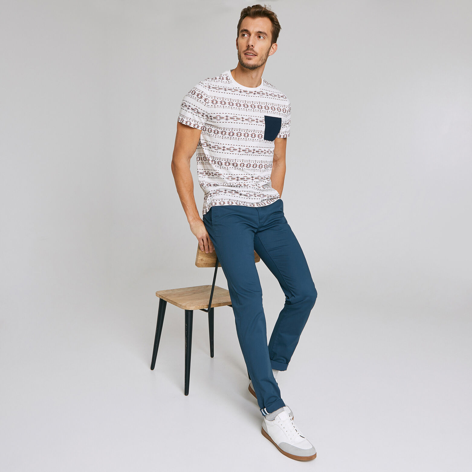 Pantalon chino slim sasha