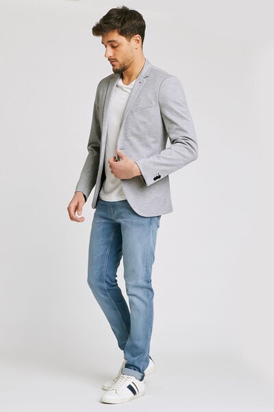 Veste slim en maille légère