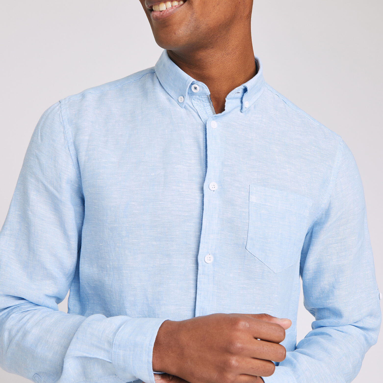 Chemise regular lin