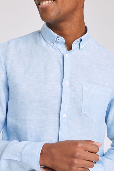 Chemise regular lin