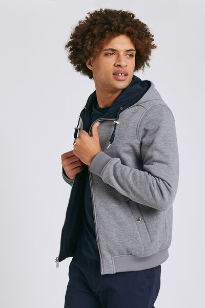 Blouson réversible à capuche