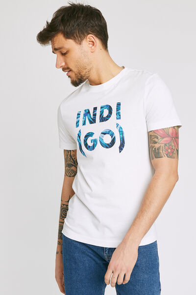 Tee shirt manches courtes message INDI(GO)