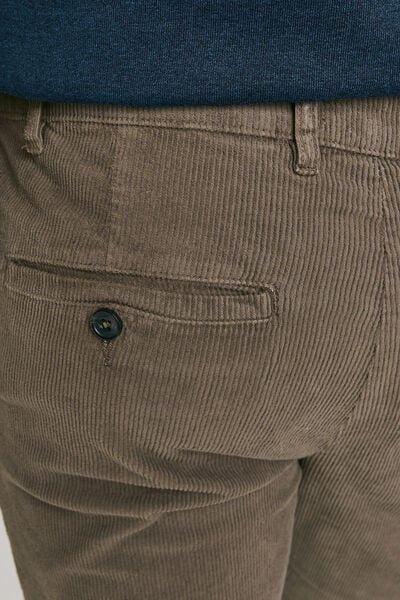 Chino coupe slim en velours
