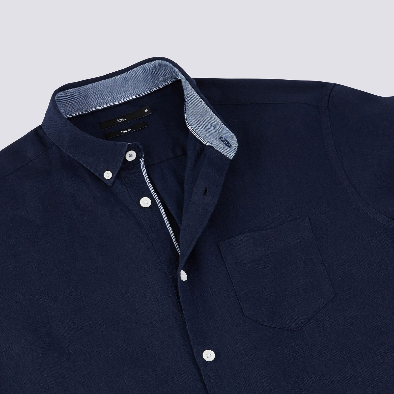 Chemise regular lin
