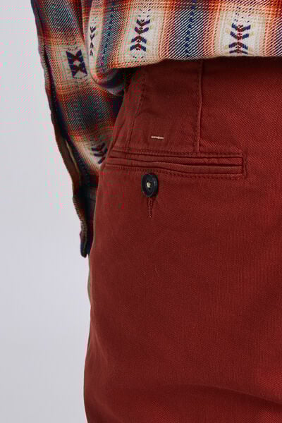 Pantalon chino droit canvas