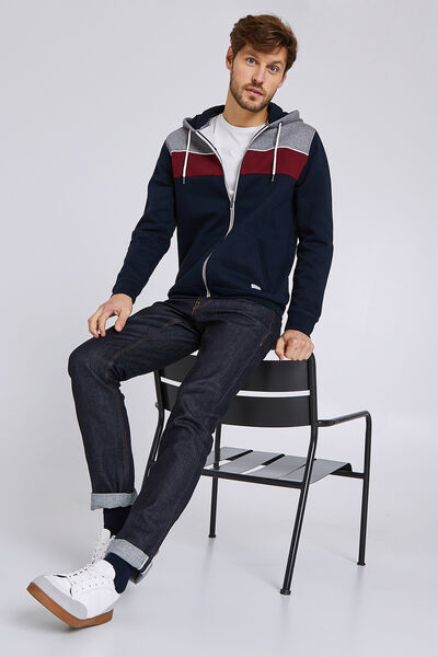 Gilet zippé à capuche