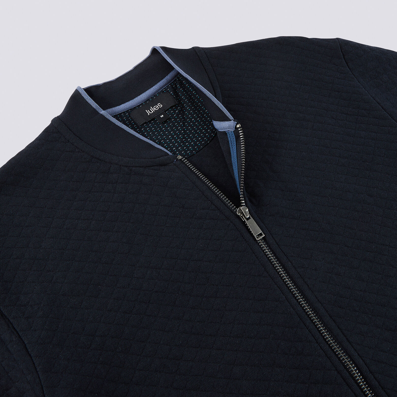 Sweat zippé léger col teddy