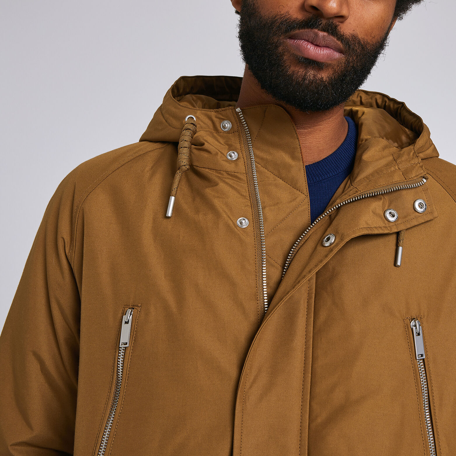 Parka légère à capuche