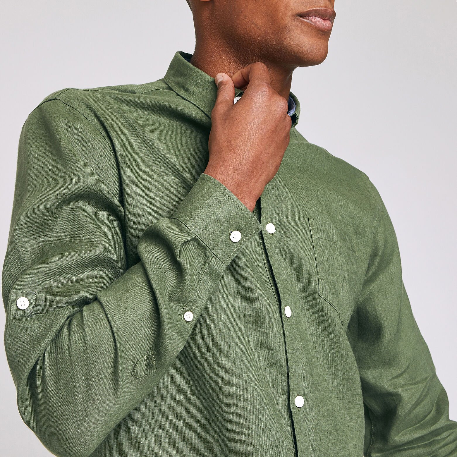 Chemise regular lin