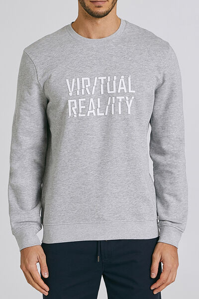 Sweat col rond imprimé VIRTUAL REALITY
