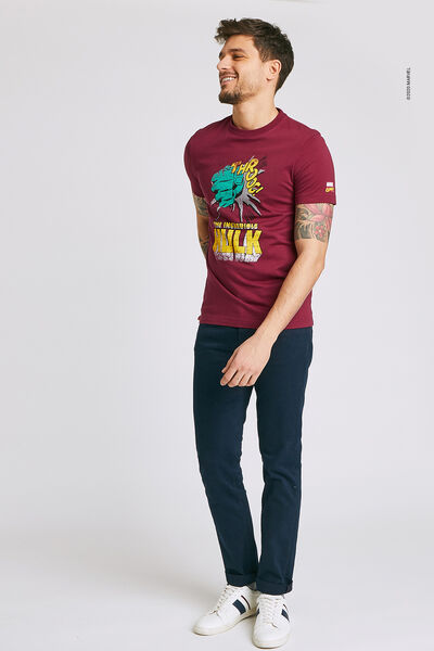 Tee shirt imprimé licence MARVEL HULK