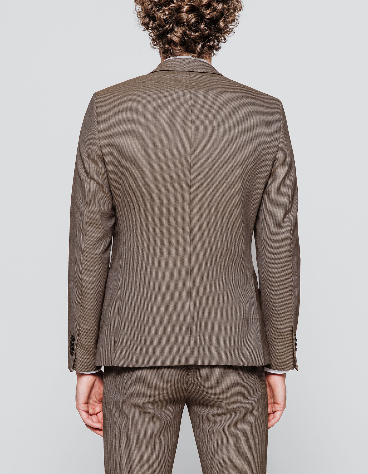 Veste de costume slim motifs jacquard