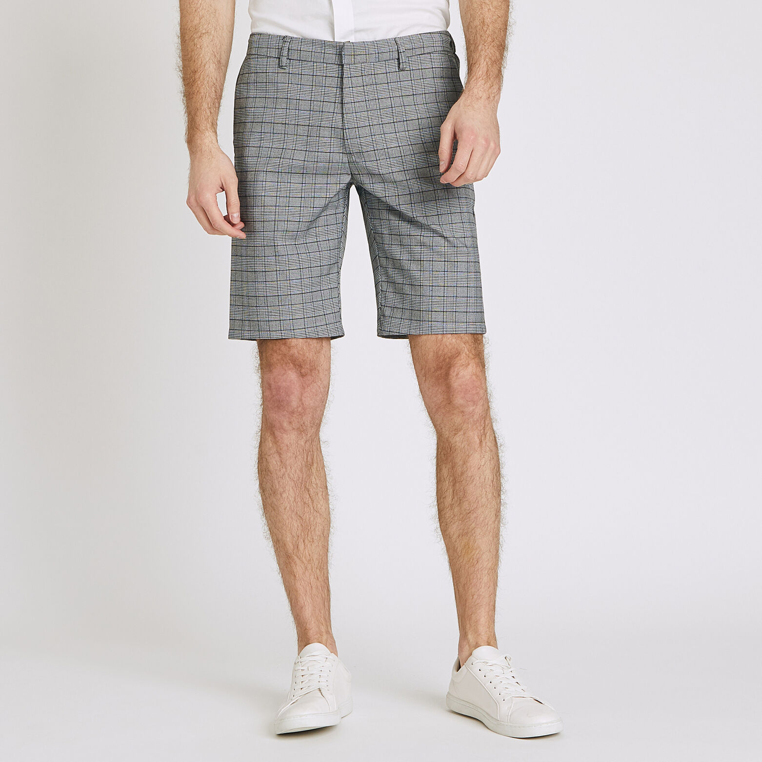 Bermuda chino à carreaux