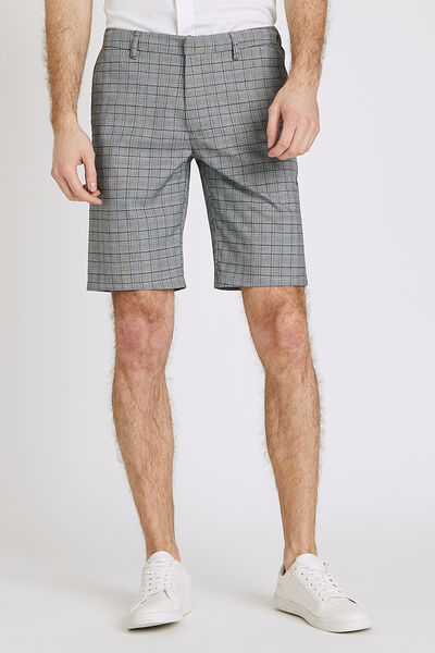 Bermuda chino à carreaux