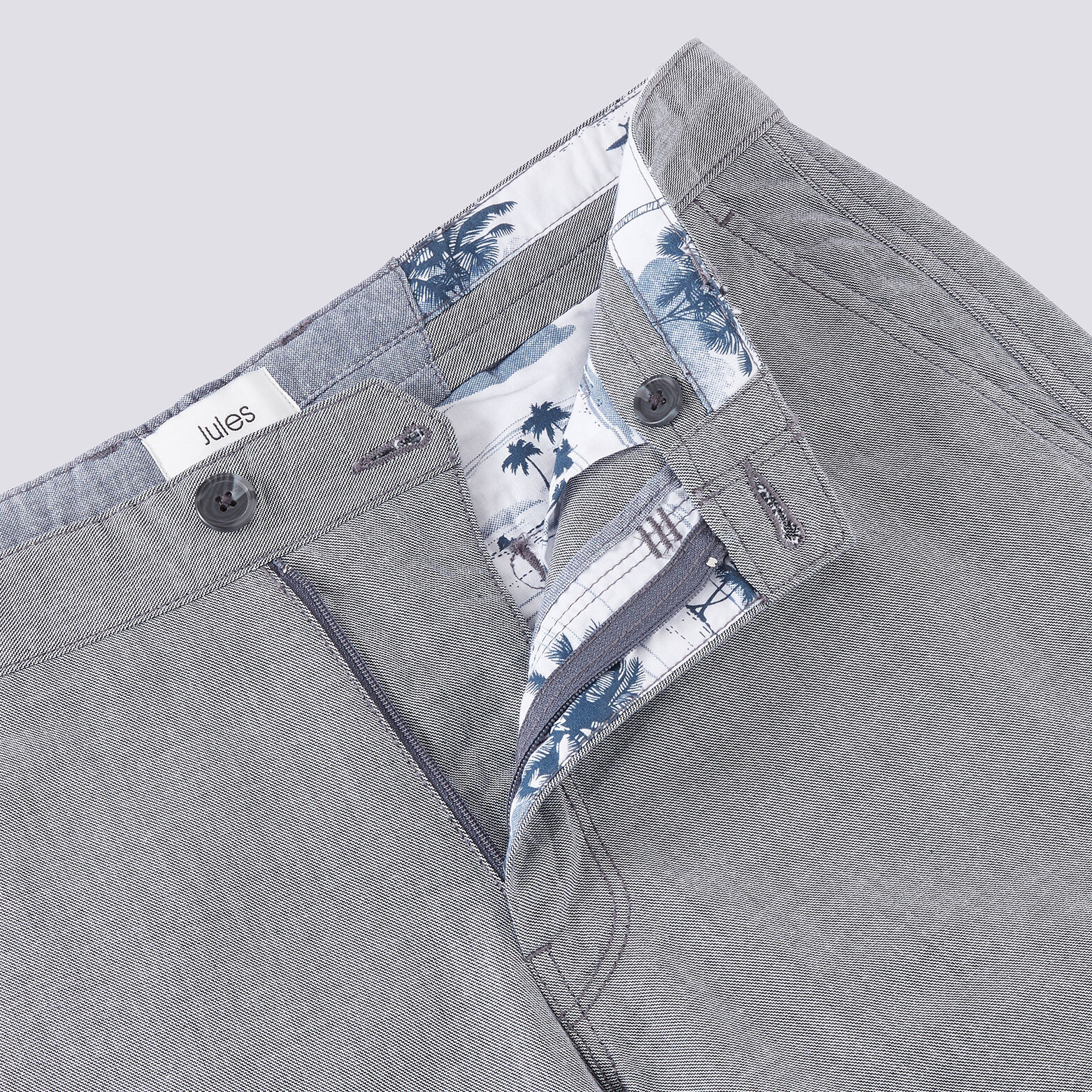 Bermuda chino faux uni