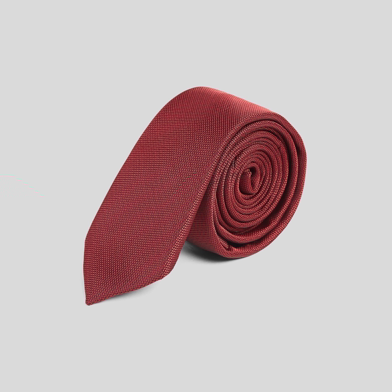 Cravate unie slim