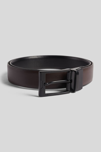 Ceinture homme en croûte de cuir