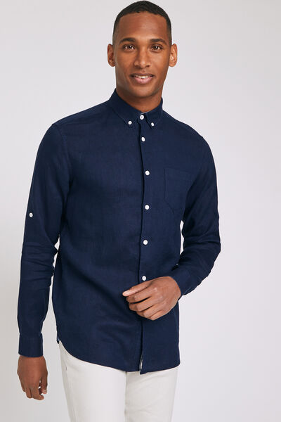 Chemise regular lin