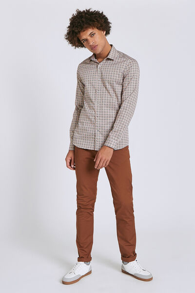 Chemise imprimée coupe slim