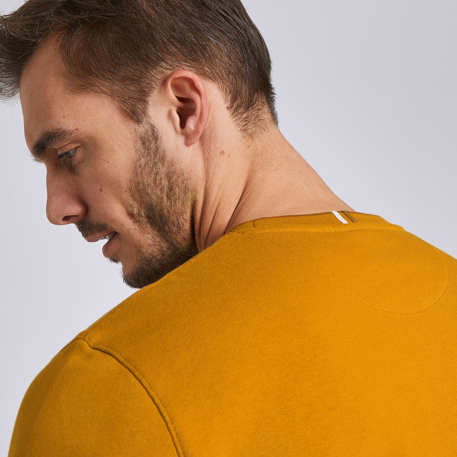 Sweat col rond message imprimé aztec