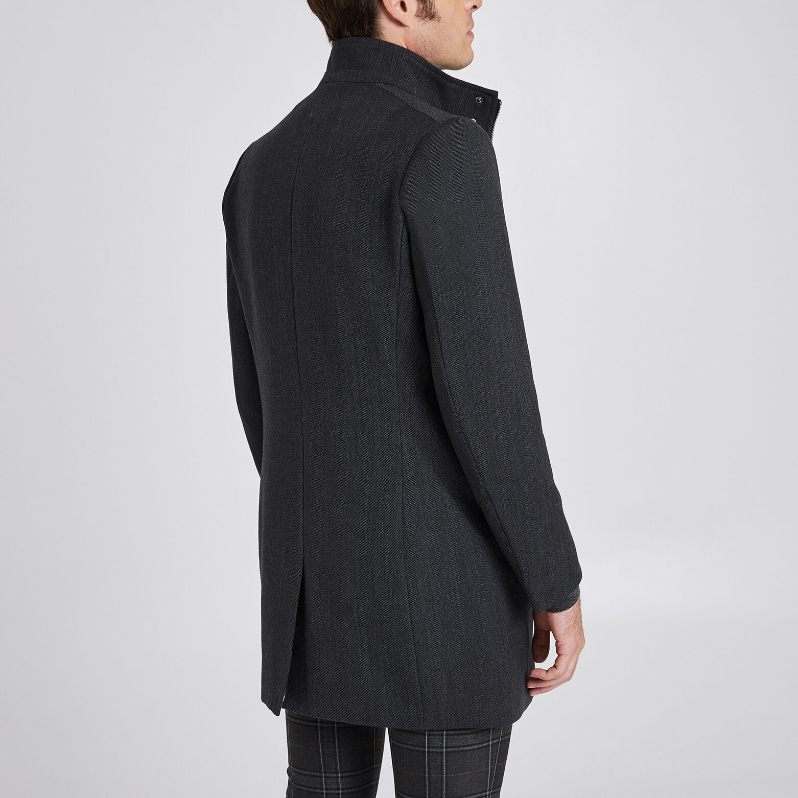 Manteau long zippé doublure amovible