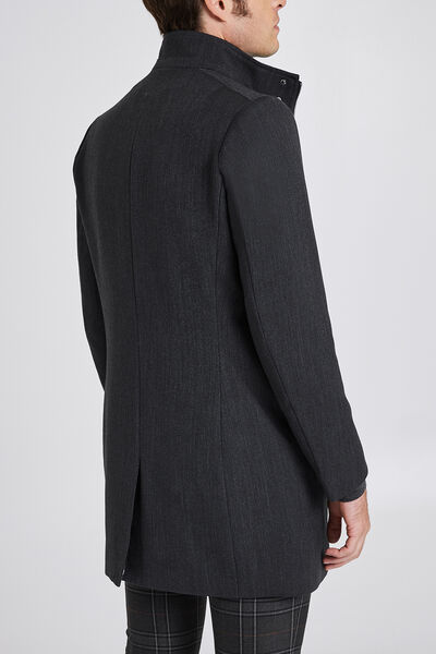 Manteau long zippé doublure amovible