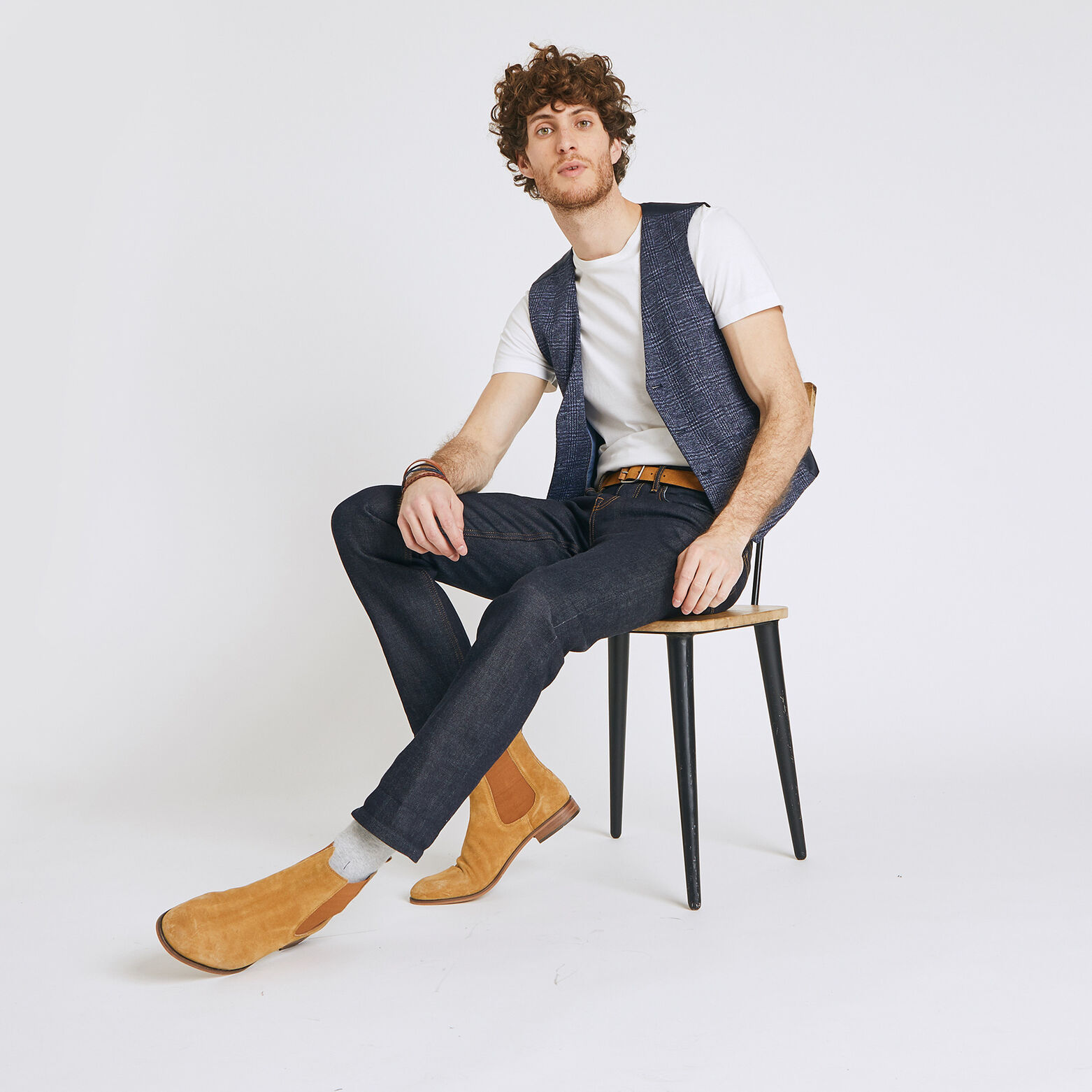 Gilet sans manches prince de galles