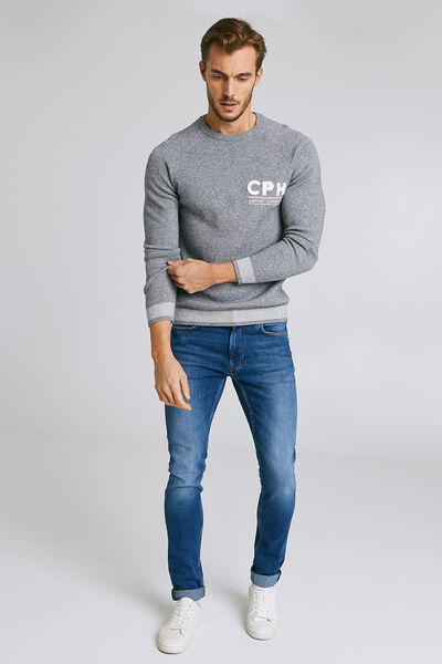 Jean skinny #Max  4 longueurs  bleu foncé
