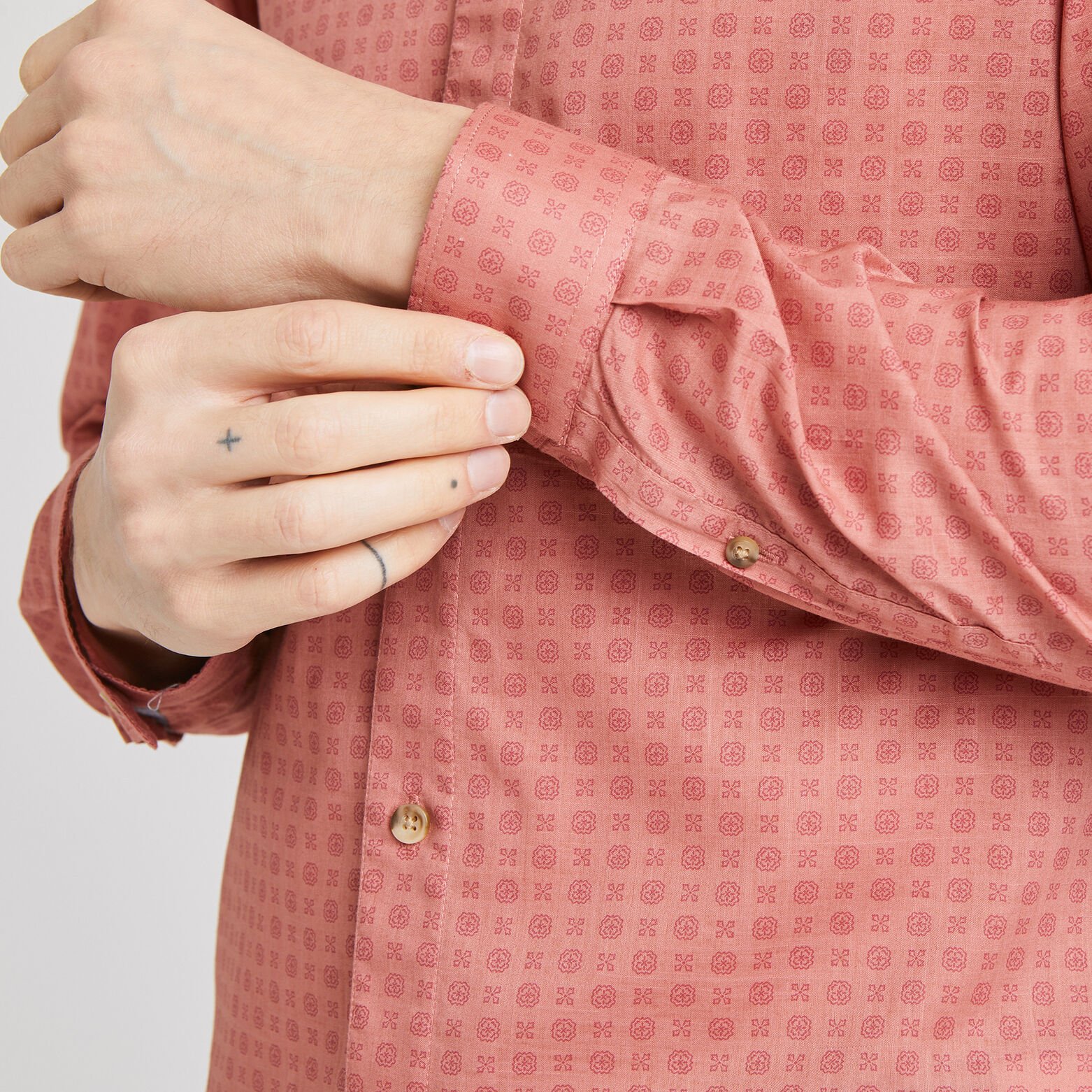 Chemise slim imprimée