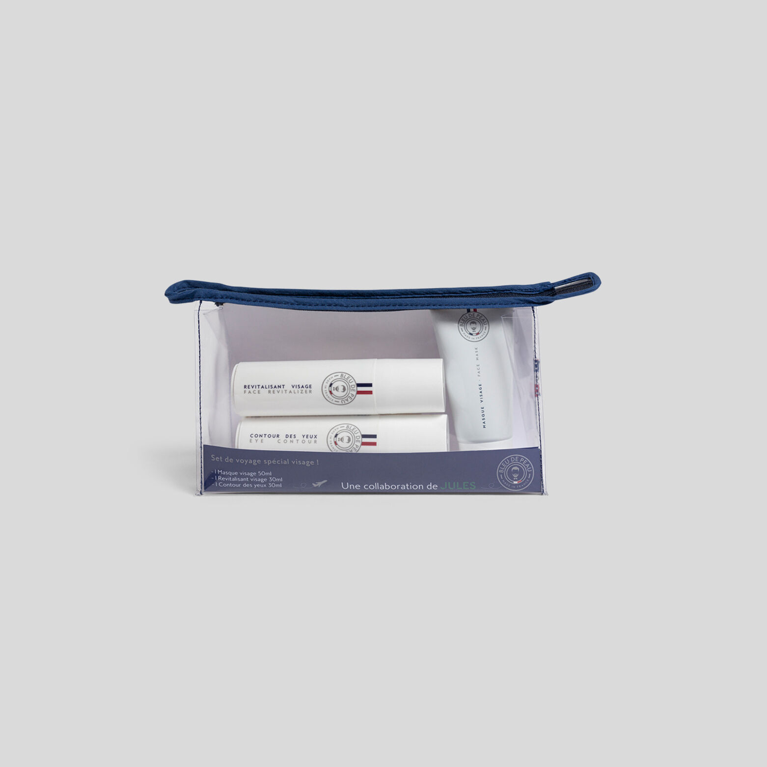 Kit voyage soin visage Bleu de peau