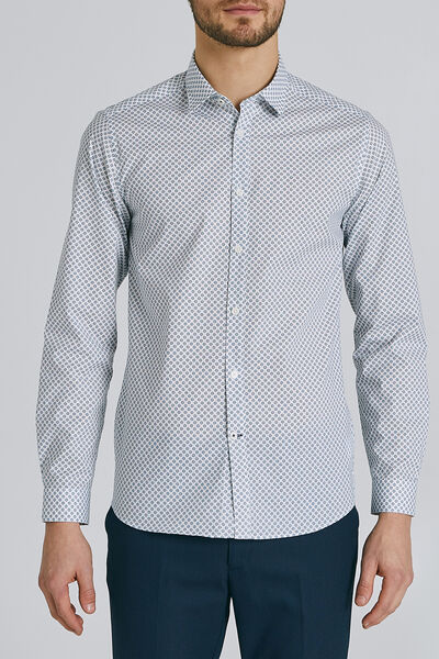 Chemise slim imprimée viseur