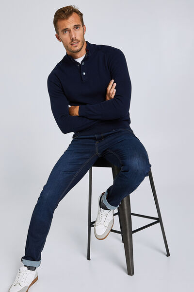 Jean slim #Tom urbanflex 4 longueurs foncé